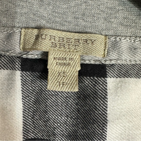 Burberry authentic men’s zip down sweater Gray - Picture 9 of 13